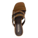 Tamaris Δερμάτινα Γυναικεία Mules 1-27222-46-305 Ανατομικός Πάτος Touch-It Καφέ - Image 4
