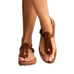 Ανατομικά Σανδάλια Fantasy Sandals Marlena S9005 Cacao - Image 8