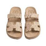 Ανατομικές Πλατφόρμες Fantasy Sandals Bianca S347 Rose Gold Lizard - Image 4