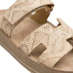 Ανατομικές Πλατφόρμες Fantasy Sandals Bianca S347 Rose Gold Lizard - Image 6