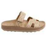 Ανατομικές Πλατφόρμες Fantasy Sandals Bianca S347 Rose Gold Lizard