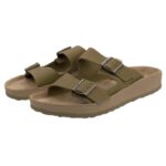 Ανδρικά Δερμάτινα Ανατομικά Σανδάλια Fantasy Sandals 001 Leonidas Khaki - Image 3