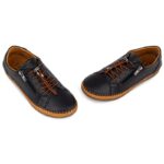 Γυναικεία Casual Comfort Tatoo 261756 Μαύρα Δερμάτινα Παπούτσια - Image 3