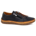 Γυναικεία Casual Comfort Tatoo 261756 Μαύρα Δερμάτινα Παπούτσια