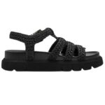 Μαύρα Σφηνοειδή Σανδάλια Modern Wedge και Touch-It Tamaris 1-28402-46-001