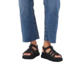 Μαύρα Σφηνοειδή Σανδάλια Modern Wedge και Touch-It Tamaris 1-28402-46-001 - Image 5