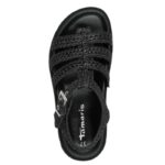 Μαύρα Σφηνοειδή Σανδάλια Modern Wedge και Touch-It Tamaris 1-28402-46-001 - Image 11