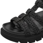 Μαύρα Σφηνοειδή Σανδάλια Modern Wedge και Touch-It Tamaris 1-28402-46-001 - Image 12