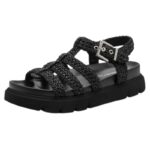 Μαύρα Σφηνοειδή Σανδάλια Modern Wedge και Touch-It Tamaris 1-28402-46-001 - Image 3