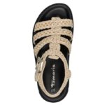 Μπεζ Σφηνοειδή Σανδάλια Modern Wedge και Touch-It Tamaris 1-28402-46-400 - Image 10