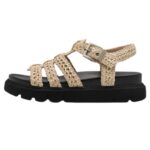 Μπεζ Σφηνοειδή Σανδάλια Modern Wedge και Touch-It Tamaris 1-28402-46-400 - Image 5