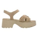 Πλατφόρμα 8cm και Velcro Tamaris 1-28377-46-341 Δερμάτινα Σανδάλια