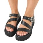 Tamaris 1-28233-46-001 Vegan Μαύρες Πλατφόρμες TOUCH-IT και Τακούνι 5cm - Image 9