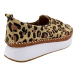 Tatoo 1913 Λεοπάρ Δερμάτινα Μοκασίνια Γυναικεία Animal Print Loafers - Image 6