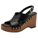 Touch-It Comfort Tamaris 1-28374-46-001 Μαύρα Πέδιλα 8cm - Image 5