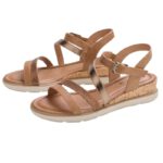 Vegan Σανδάλια Πλατφόρμες με Touch-It Tamaris 1-28713-46-306 καφέ - Image 3