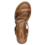 Vegan Σανδάλια Πλατφόρμες με Touch-It Tamaris 1-28713-46-306 καφέ - Image 4