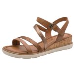 Vegan Σανδάλια Πλατφόρμες με Touch-It Tamaris 1-28713-46-306 καφέ - Image 7