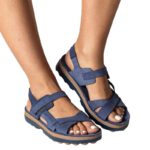Γυναικεία Δερμάτινα Ανατομικά Σανδάλια Blue Royal Fantasy Sandals S9053 - Image 3