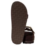 Γυναικεία Σανδάλια Flatforms Ragazza 01253 Καφέ Δέρμα - Image 3