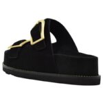 Γυναικεία Σανδάλια Flatforms Ragazza 01253 Μαύρο Δέρμα - Image 3