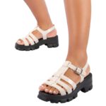 Γυναικεία Vegan Πέδιλα Άσπρα Zaxy 780-25215 - Image 6