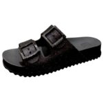 Γυναικείες Ανατομικές Παντόφλες Slides Zaxy 780-25201 Black Glitter - Image 5