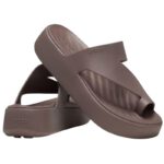 Γυναικείες Πλατφόρμες Crocs Getaway Platform Toe Loop Truffle 210834-0LF - Image 3
