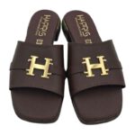 HARRIS Γυναικεία Δερμάτινα Σανδάλια 551-1216 Καφέ Δέρμα - Image 4