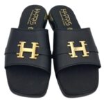 HARRIS Γυναικεία Δερμάτινα Σανδάλια 551-1216 Μαύρο Δέρμα - Image 6
