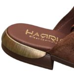 HARRIS Γυναικεία Slides / Παντόφλες Premium 658-1216 Καφέ - Image 5