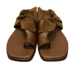 HARRIS Γυναικεία Slides / Παντόφλες Premium 658-1216 Καφέ - Image 6