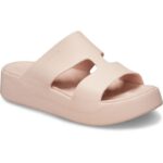 Crocs 209409-6UR Nude | Γυναικεία Ανατομικά Σανδάλια