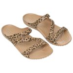 Crocs Kadee II Leopard Print 206894-90L Μπεζ | Σαγιονάρες - Image 3