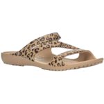 Crocs Kadee II Leopard Print 206894-90L Μπεζ | Σαγιονάρες - Image 5