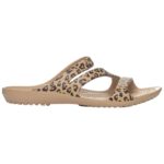Crocs Kadee II Leopard Print 206894-90L Μπεζ | Σαγιονάρες - Image 6