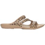 Crocs Kadee II Leopard Print 206894-90L Μπεζ | Σαγιονάρες - Image 7